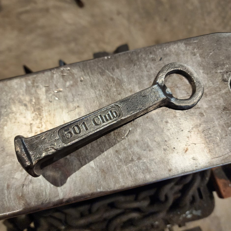 Railroad Spike Bottle Opener - Custom Engraved