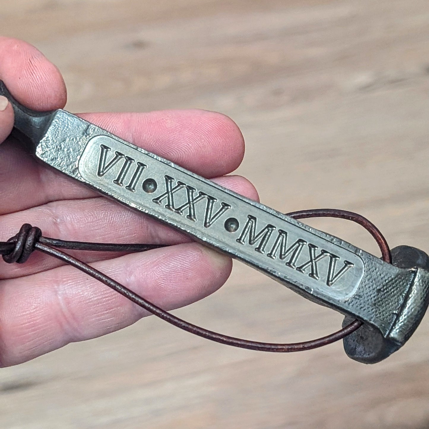 Railroad Spike Steak Turner - Custom Engraved