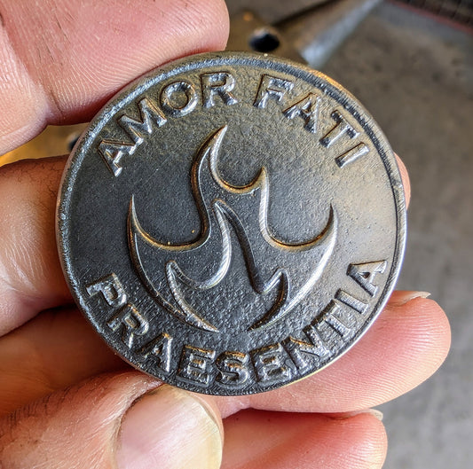 "Vivere Militare Est" Forged Stoic Coin