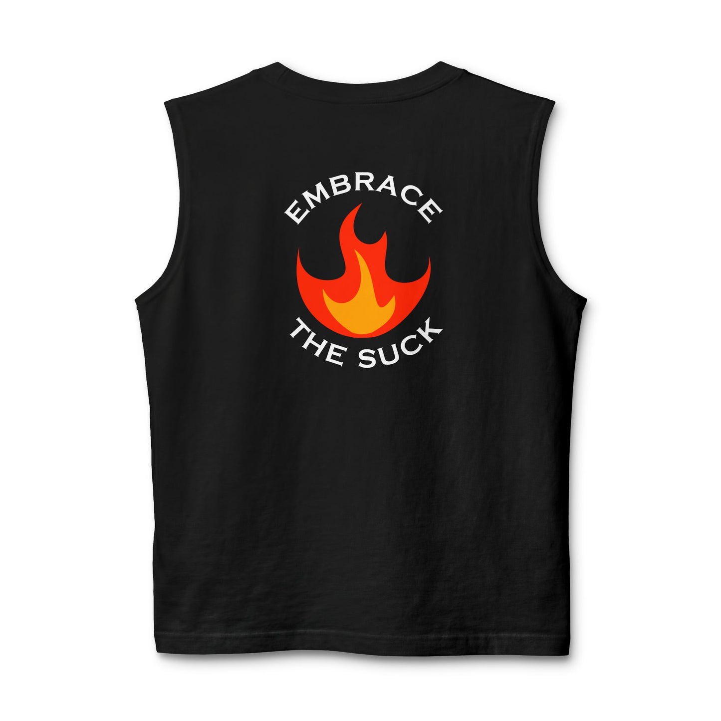 Power Forge Workshop Muscle Tank — "Embrace The Suck" Gym Tank Top