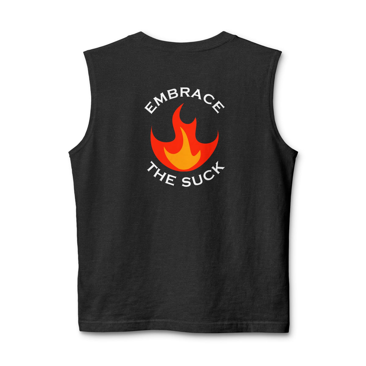Power Forge Workshop Muscle Tank — "Embrace The Suck" Gym Tank Top
