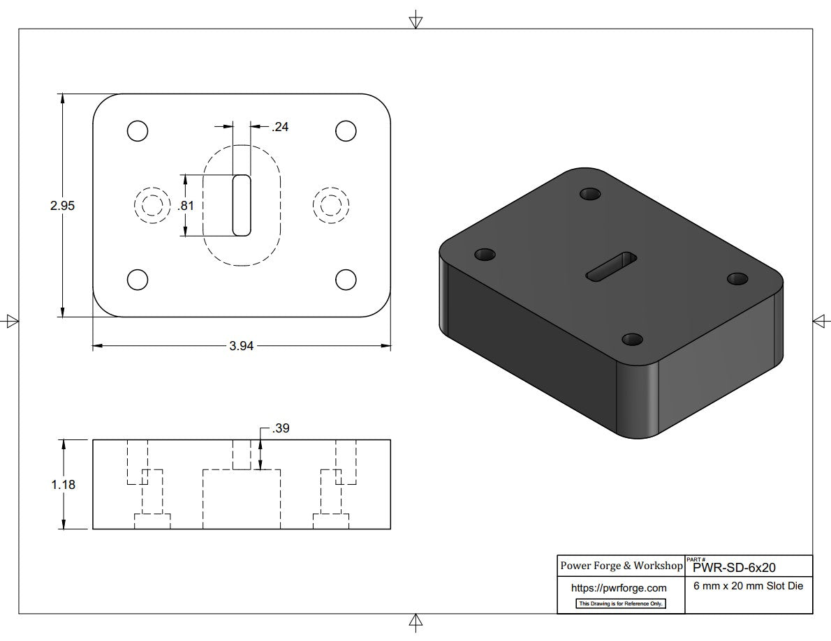 Bottle Opener Punch & Die - 6 x 20 mm Slot Punch Bundle