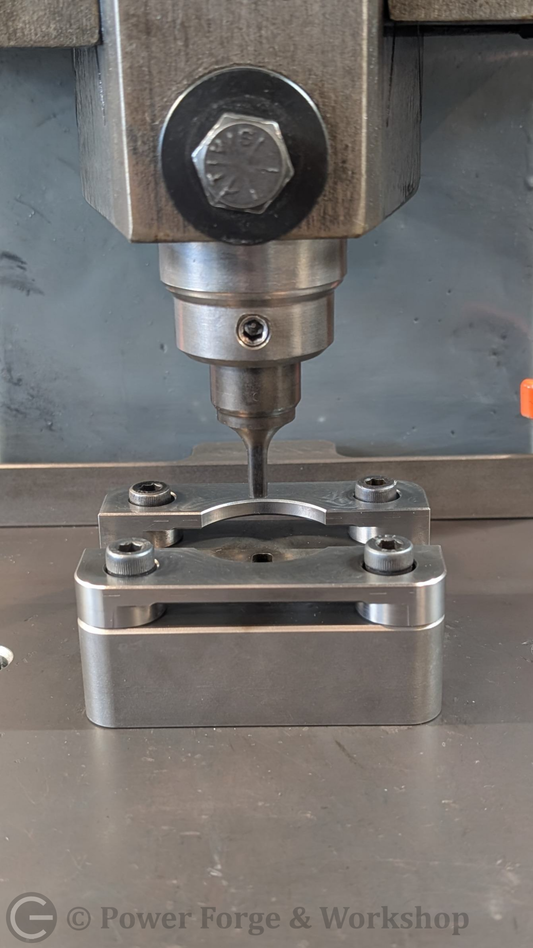 6 x 20 mm slot punch and die with Power Forge & Workshop Branding