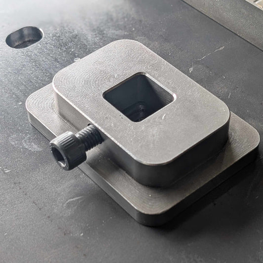 Hardie‑Ready 1‑Inch Tool Holder for Zero‑Point & Clamp‑Style Base Plates – 4140 Steel